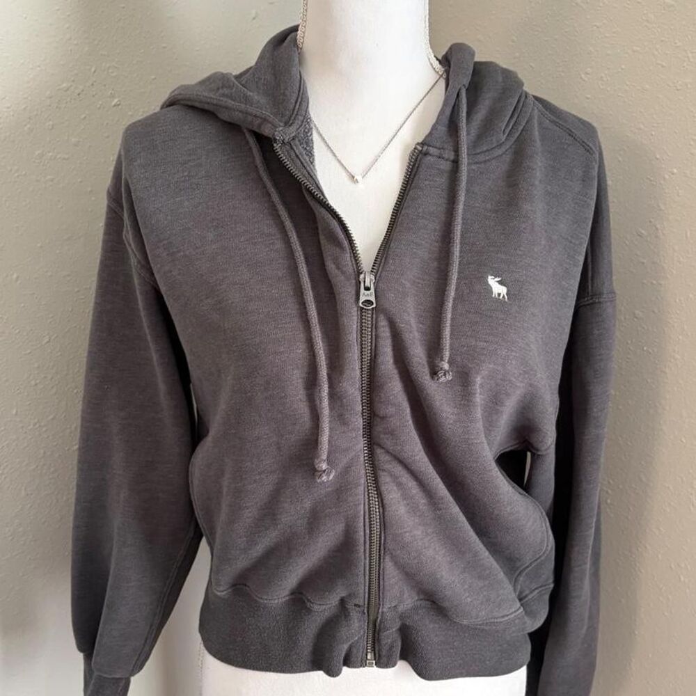 Abercrombie-fitch Women's Grey Hoodie